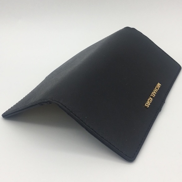 Michael Kors Jet Set Flat Slim Bifold Wallet Black - Picture 6 of 8